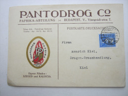 1933, Karte Aus Budapest - Briefe U. Dokumente