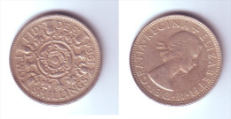 Great Britain 1 Florin 1964 - J. 1 Florin / 2 Schillings