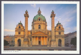 Austria Osterreich - Karlskirche In Wien, Kirche, Church, Eglise, Chiesa, Vienna - Churches