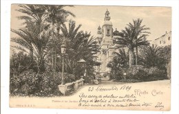 MONTE CARLO - MONACO - THEATRE ET LES JARDINS - VOIR SCAN TIMBRE VERSO - Operahuis & Theater