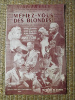 PARTITION - FILM - MEFIEZ VOUS DES BLONDES - ANNIE FLORE - ED. BEUSCHER - Filmmusik