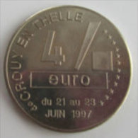 4 Euro Temporaire Precurseur De CROUY EN THELLE  1997, RRRR, NI, Nr. 247, Only 1900 Ex. - Euros Des Villes