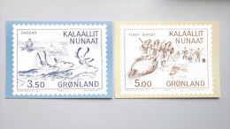 Grönland 131/2 Yt 119/20 Maximumkarte MK/CM, ESST, Grönlands Prähistorische Kulturen - Cartes-Maximum (CM)