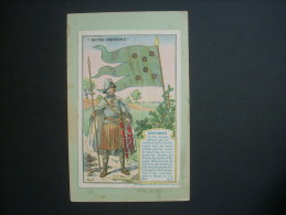 Illustration Chartier - Botre Drapeau Charlemagne, Chromo Collé Sur Carte Postale   -  NON CIRCULEE  L159 - Andere Illustrators