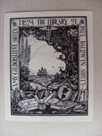 Ex Libris Amy Gildersleeve Shuey From The Library Of Paul Baldwin Shuey (Weylt ?) - Exlibris