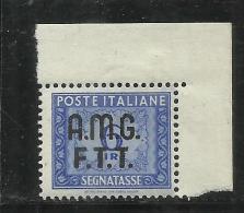 TRIESTE A 1947 1949 AMG-FTT SOPRASTAMPATO D´ITALIA OVERPRINTED SEGNATASSE TAXE TASSE POSTAGE DUE LIRE 6 MNH BEN CENTRATO - Taxe