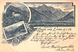 TIROL : GRUSS AUS LIENZ - CARTE POSTALE PRÉCURSEUR - VOYAGÉE En 1897 / FORERUNNER POSTCARD MAILED In 1897 (q-251) - Lienz