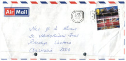 (351) UK To Australia Air Mail Letter - 1992 - Brieven En Documenten
