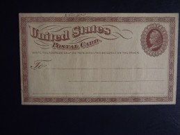 Etats Unis Entier Postal Neuf - Altri & Non Classificati