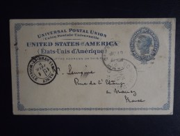 Etats Unis Entier Postal Two Cent Union Postale Universelle Boston - Otros & Sin Clasificación