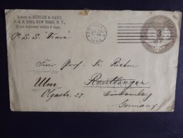 Etats Unis Entier Postal Five Cent New York - Altri & Non Classificati