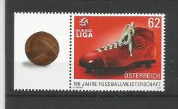 Österreich  2011 , 100 Jahre Fussballmeisterschaft - Postfrisch / Mint / MNH / (**) - Unused Stamps