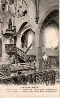 STEINBACH : Intérieur De L'Eglise Après Bombardements - Ribeauvillé
