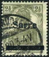 Saar #2 Used 2-1/2pf Overprinted From 1920 - Gebruikt