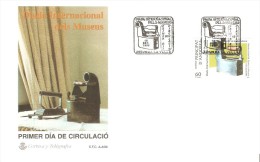 Sobre De Primer Dia De 1996 Dia De Los Museos - Storia Postale