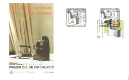 Sobre De Primer Dia De 1996 Dia De Los Museos - Lettres & Documents