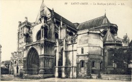 CPA - SAINT-OMER, La Basilique - 2 Scans - Saint Omer