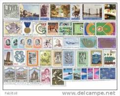 ITALIA REPUBBLICA ITALY REPUBLIC COMPLETE YEAR  ANNATA COMPLETA 1973 USATA USED OBLITERE' - Full Years