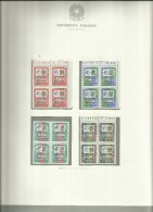 ITALY REPUBLIC ITALIA REPUBBLICA YEAR ANNATA COMPLETA 1979 NUOVA QUARTINA BLOCK MNH + PACCHI IN CONCESSIONE - Années Complètes