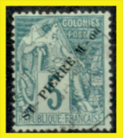 S.-Pierre-&-M.-011  -  1891 - Y&T: N.21 (Privo Di Difetti Occulti) - Netti € 5,00 - Used Stamps