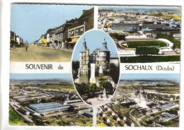 CPSM SOCHAUX (Doubs) - Souvenir De....5 Vues - Sochaux