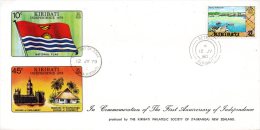 KIRIBATI. N°8 Sur Enveloppe 1er Jour (FDC) De 1979. Port Betio. - Kiribati (1979-...)