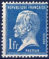 N°s 179  Neuf*   Trace Charnière  1F-bleu   De Année 1923 - 1922-26 Pasteur