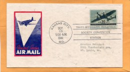 USA 1941 Air Mail Cover - 2c. 1941-1960 Lettres