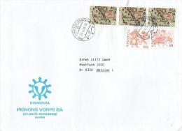 Schweiz / Switzerland - Umschlag Echt Gelaufen / Cover Used (t475) - Brieven En Documenten