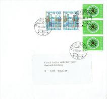 Schweiz / Switzerland - Umschlag Echt Gelaufen / Cover Used (t477) - Briefe U. Dokumente