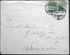 Denmark 1914 Letter To Bornholm.  Kjøbenhavn 2-10-1914  RØNNEN ( Lot 3321 ) - Storia Postale