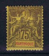 Martinique: 1892 Yv 42 MH/* - Unused Stamps