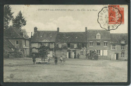 61. JUVIGNY- SOUS- ANDAINE (ORNE). ANIMEE.. CONVOYEUR..PUITS.. AUBERGE Vve MARGERIE...SAVETIER . EPICIER..C1537 - Juvigny Sous Andaine