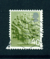 GREAT BRITAIN (ENGLAND)  -  2003+  Oak Tree  40p  Used As Scan - Engeland