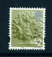 GREAT BRITAIN (ENGLAND)  -  2003+  Oak Tree  42p  Used As Scan - England