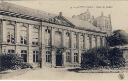 CPA - SAINT-OMER, Palais De Justice - 2 Scans - Saint Omer