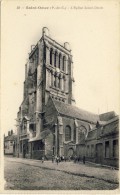 CPA - SAINT OMER, L´Eglise Saint Denis - 2 Scans - Saint Omer
