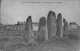 Gare De Plouharnel-Carnac Les Alignements Du Vieux Moulin Très Bon Etat Coin Haut Gauche émoussé - Dolmen & Menhire