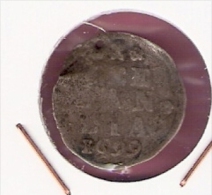ZEELAND 2 STUIVER 1699 ZILVER WITH HOLE - Provincial Coinage