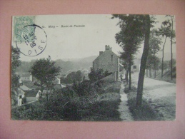 CP MERY  N°64 ROUTE DE PONTOISE - ECRITE EN 1905 - Mery Sur Oise