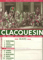 CLACQUESIN LE PLUS SAIN DES APERITIFS- PARIS NICE APERITIF D'HONNEUR AU DEPART  MOTO -MARS 1939 - Alcolici