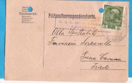 1915  ERSTE WELTKRIEG WW I AUSTRIA  SLOVENIJA SLOWENIEN  ZENSUR  POSTOJNA ADELSBERG SEMPAS  POSTALCARD - WO1