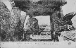 Carnac Intérieur Du Dolmen De Kérioned Bon Etat - Dolmen & Menhirs