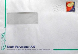 Greenland 2003  Letter To Denmark Minr.379  Nuuk 29-01-2003  ( Lot 3346 ) - Covers & Documents