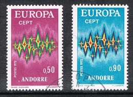 ANDORRE N°217 ET 218 - Used Stamps