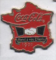 Coca Cola , Carte De France - Coca-Cola