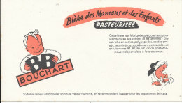 BU 1022 / BUVARD      BIERE DES MAMANS ET DES ENFANTS  B B BOUCHART - Liquor & Beer