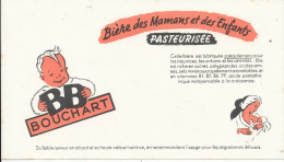 BU 1022 / BUVARD      BIERE DES MAMANS ET DES ENFANTS  B B BOUCHART - Liqueur & Bière