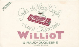 BU 1030 / BUVARD    CHICOREE WILLIOT - Café & Té