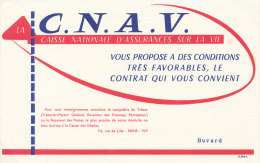 BU 1070 / BUVARD     C.N.A.V.  CAISSE NATIONALE D'ASSURANCES SUR LA VIE - Bank & Insurance